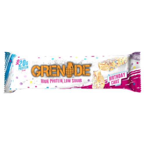 Grenade Protein Bar Birthday Cake Flavour 60g