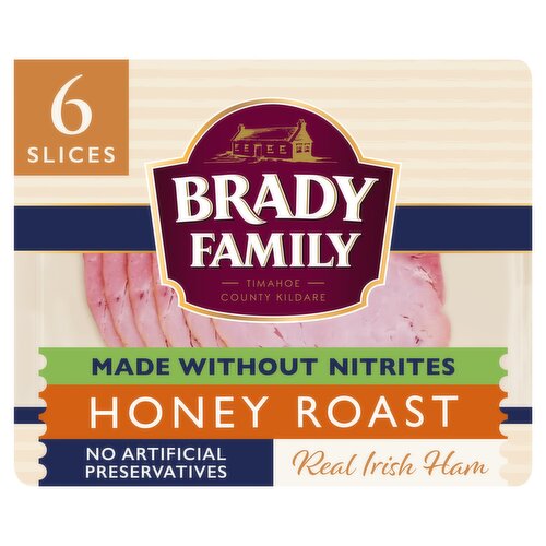 Brady Family 6 Honey Roast Slices 80g