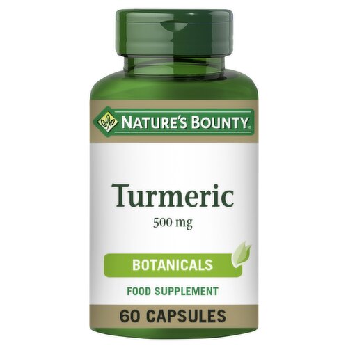 Nature's Bounty Turmeric 500 mg Food Supplement 60 Capsules