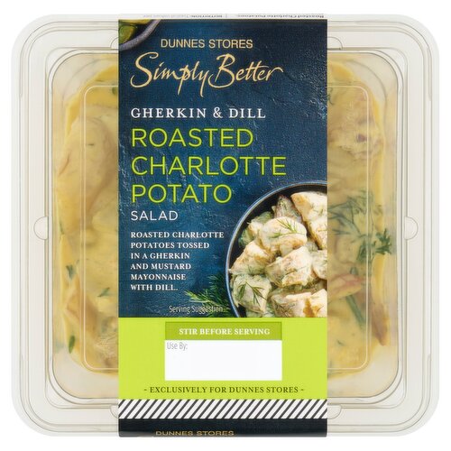 Dunnes Stores Simply Better Gherkin & Dill Roasted Charlotte Potato Salad 200g