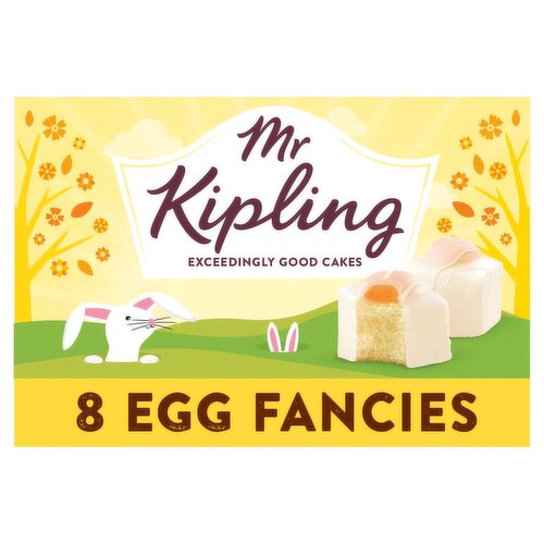 Mr Kipling Egg French Fancies Easter Cakes 8 Pack