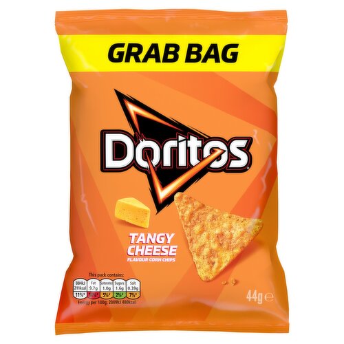 Doritos Tangy Cheese Crisps Grab Bag Tortilla Chips 44g