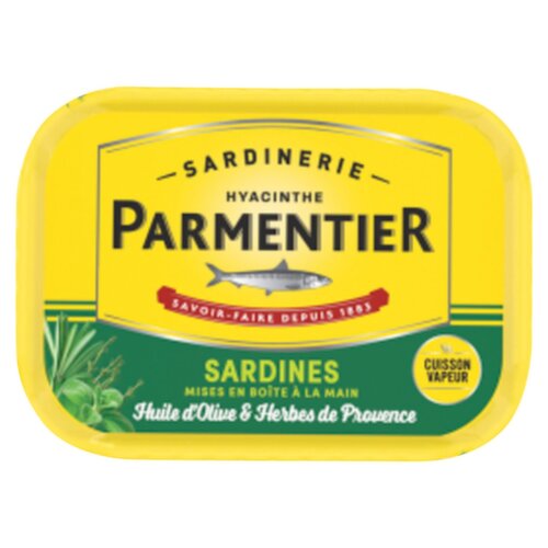 Parmentier Sardines in Olive Oil & Provencal Herbs 135g