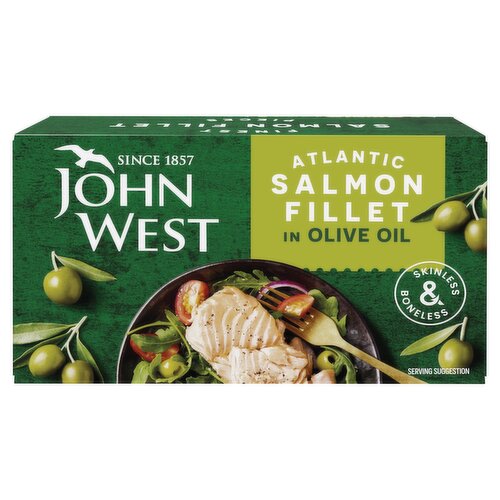 John West Atlantic Salmon Fillet in Olive Oil 115g
