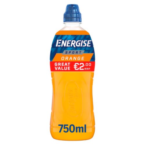 Energise Sport Orange Bottle 750ml