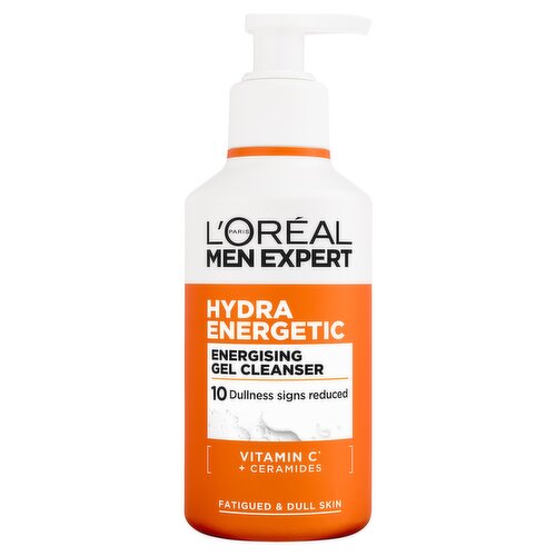 L'Oréal Paris Men Expert HYDRA ENERGETIC Energising Gel Cleanser - Gel Cleanser, Revititalize 260ml