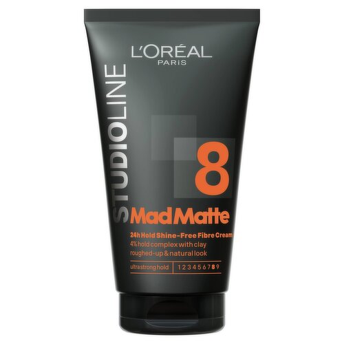 L'Oreal Paris Studio Line Mad Matte, 24H hold Shine-Free Fibre Cream 150ml