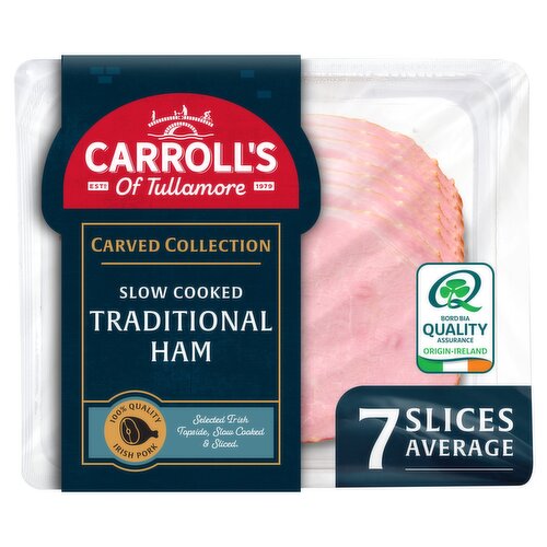 Carroll's of Tullamore Slow Cooked Carved Traditional Ham