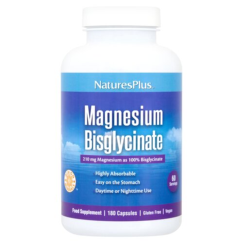 Nature Plus Magnesium Bisglycinate 180 Capsules