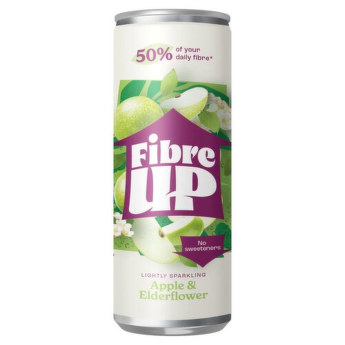 Fibre Up Lightly Sparkling Apple & Elderflower 250ml