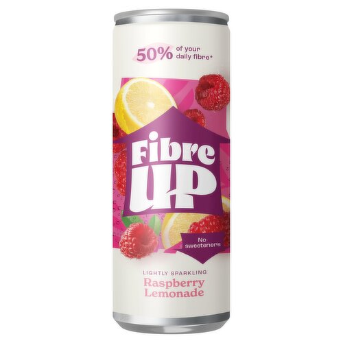 Fibre Up Lightly Sparkling Raspberry Lemonade 250ml
