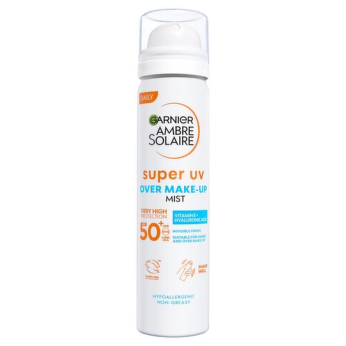 Ambre Solaire Super UV Over Makeup Sun Protection Face Mist SPF50+ 75ml