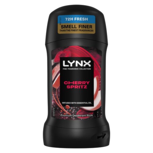Lynx Fine Fragrance Collection Cherry Spritz Premium Deodorant Stick 50 ml