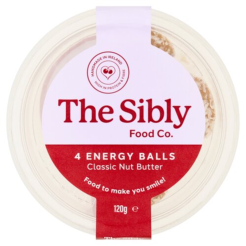 The Sibly Food Co. 4 Classic Nut Butter Energy Balls 120g