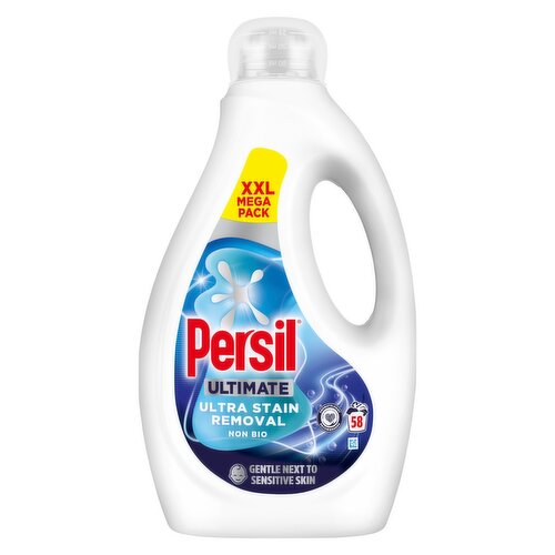 Persil Ultimate Ultra Stain Removal Non Bio Liquid Detergent 58 washes (1.566 L)
