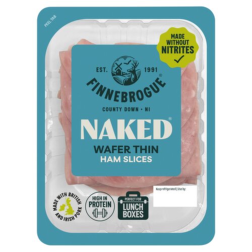 Finnebrogue Naked Wafer Thin Ham Slices 200g