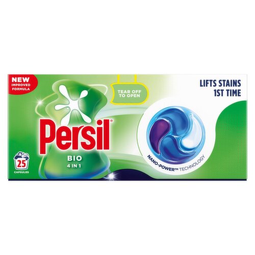 Persil Bio 4 in 1 fast-dissolving laundry capsules, 25 washes