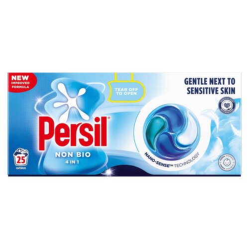 Persil Non Bio 4 in 1 fast-dissolving laundry capsules, 25 washes