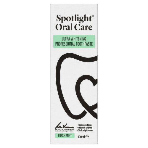 Spotlight Oral Care Fresh Mint Ultra Whitening Professional Toothpaste 100ml