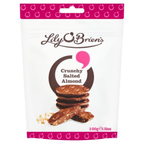 Lily O'Brien's Crunchy Salted Almond 100g