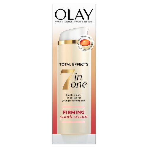 Olay Total Effects 7 in 1 Firming Youth Serum with Niacinamide & Collagen Peptide - 50ml