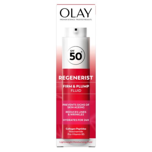 Olay Regenerist Firm & Plump  SPF50+ Face Cream with Collagen Peptide