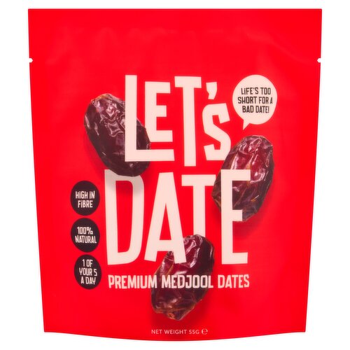 Let's Date Premium Medjool Dates 55g