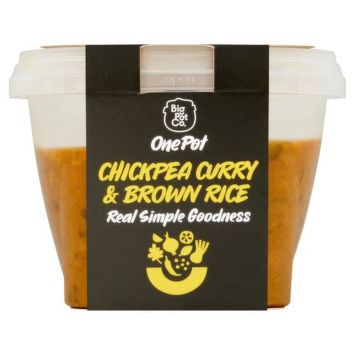 Big Pot Co. OnePot Chickpea Curry & Brown Rice 380g