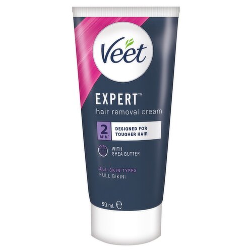 Veet Expert Hair Removal Cream Bikini All Skin Types 2x50ml 