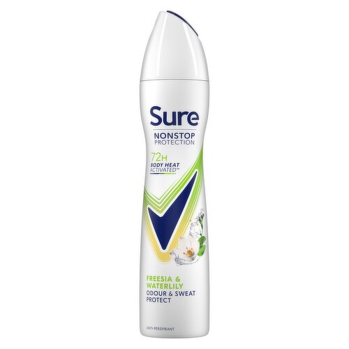 Sure Nonstop Protection Anti-Perspirant Aerosol Freesia & Water Lily 250 ml