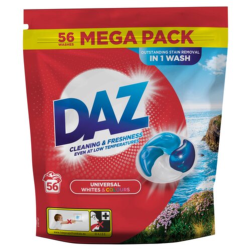 Daz Universal Whites & Colours 935,2g (56 x 16.7g)