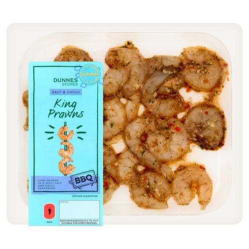 Dunnes Stores BBQ Salt & Chilli King Prawns 180g