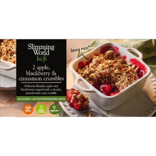 Slimming World 2 Apple, Blackberry & Cinnamon Crumbles 230g