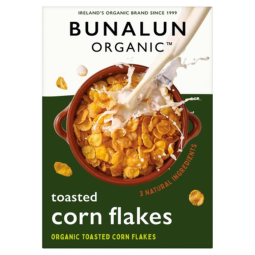 Bunalun Organic Toasted Corn Flakes 350g