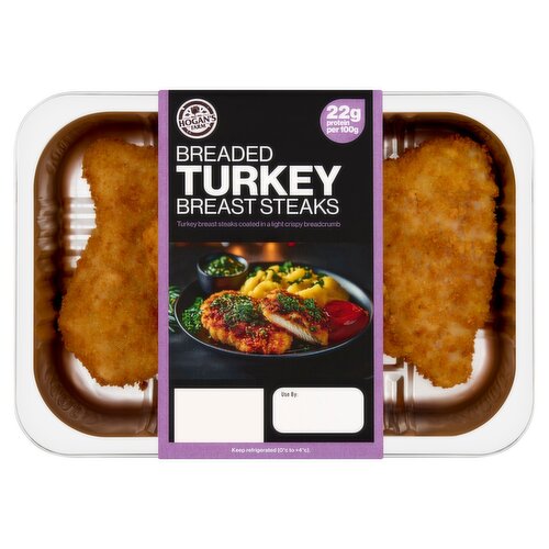 Hogan's Farm Breaded Turkey Steaks 300g