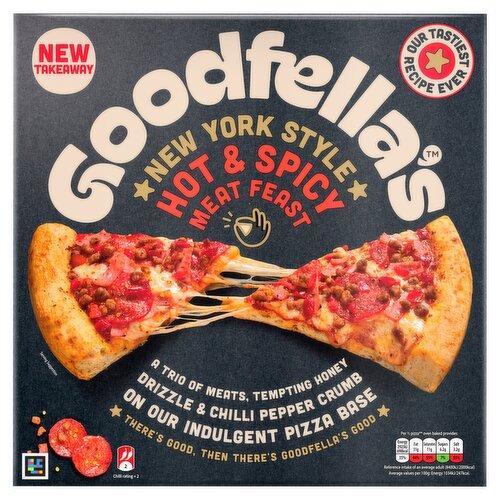  Goodfella's New York Style Hot & Spicy Meat Feast Pizza 571g