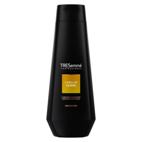 TRESemme Lamellar Gloss Salon-grade Shampoo preps the hair fibre 250 ml