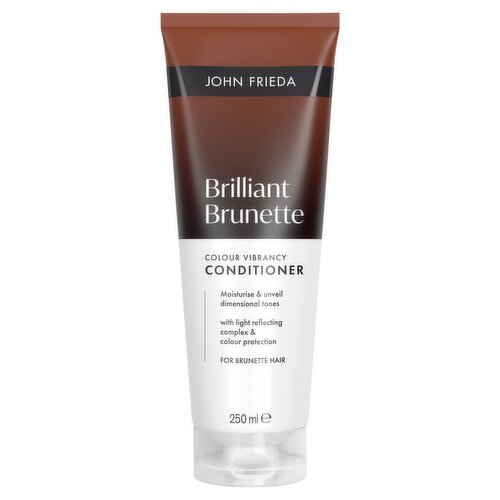 John Frieda Brilliant Brunette Colour Vibrancy Conditioner 250ml