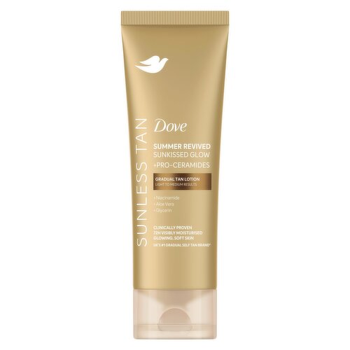 Dove Summer Revived Sunkissed Glow Light to Medium Gradual Tan Lotion 200 ml