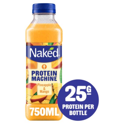 Naked Protein Machine Smoothie Pineapple & Mango 750ml