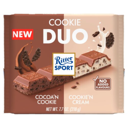 Ritter Sport Cookie'n Cream Cookie Duo 218g