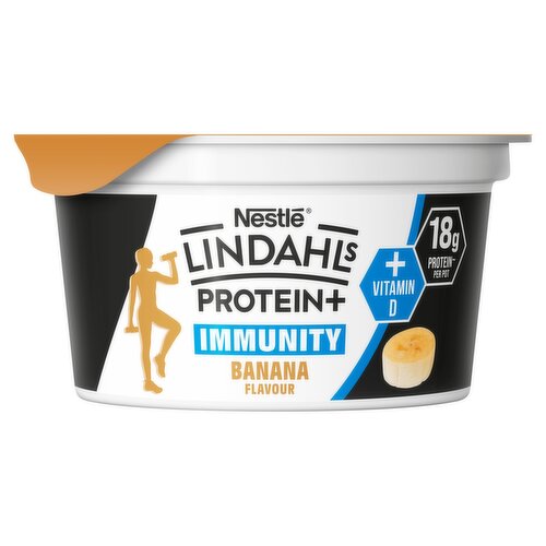 Lindahls Protein+ Immunity Banana Flavour 150g