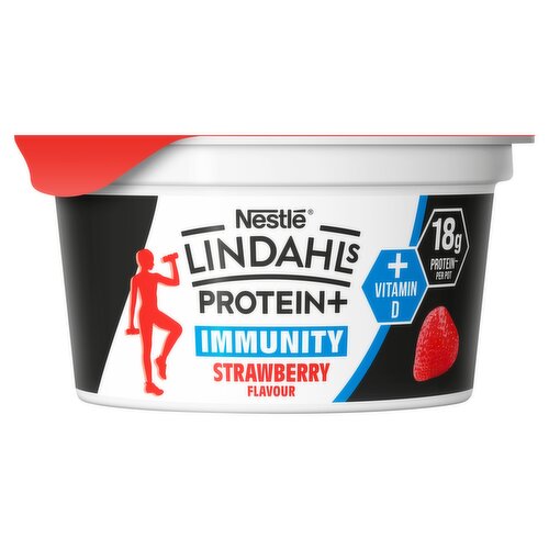 Lindahls Protein+ Immunity Strawberry Flavour 150g