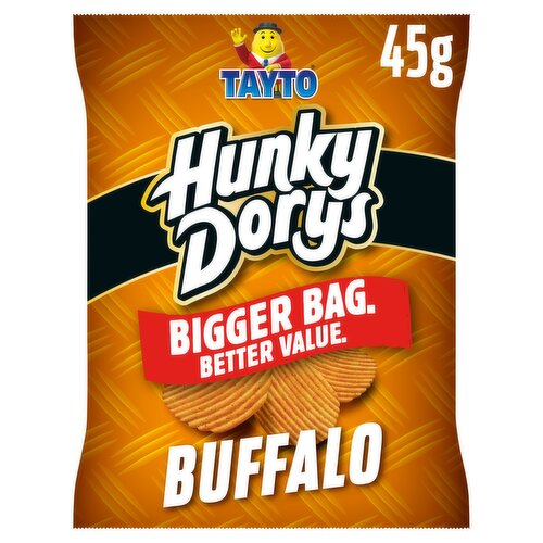 Tayto Hunky Dorys Buffalo Flavour Potato Crisps 45g