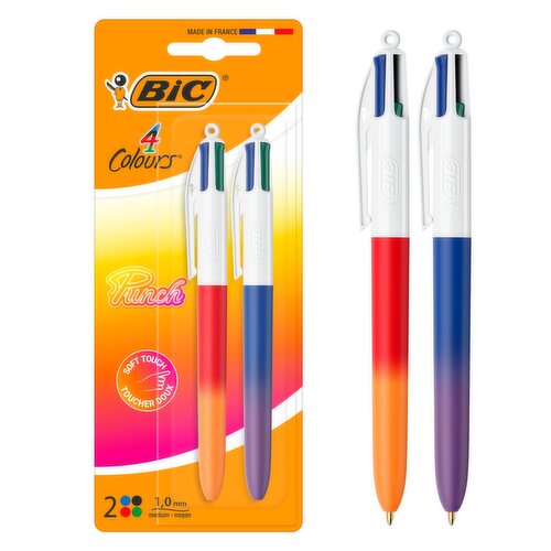 BIC 4 Colours Rainbow Bi-colour x2