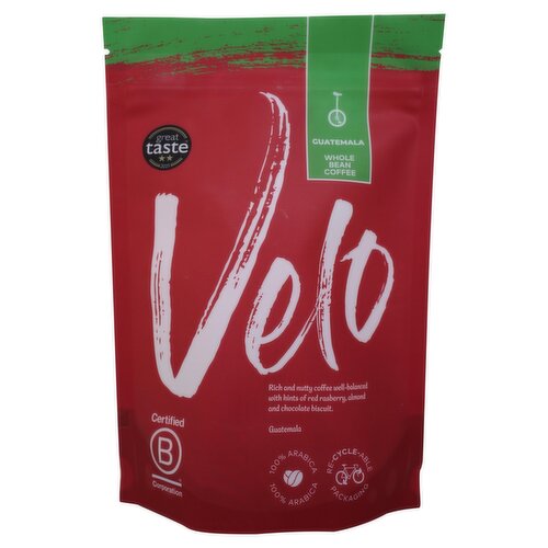 Velo Guatemala Whole Bean Coffee 200g
