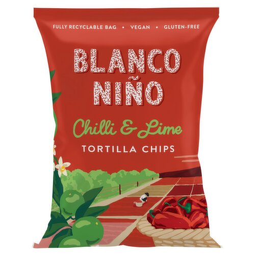Blanco Niño Chilli & Lime Tortilla Chips 45g