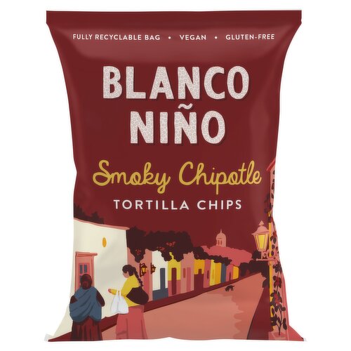 Blanco Niño Smoky Chipotle Tortilla Chips 45g