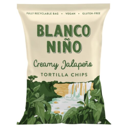 Blanco Niño Creamy Jalapeño Tortilla Chips 45g