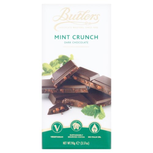 Butlers Mint Crunch Dark Chocolate 90g